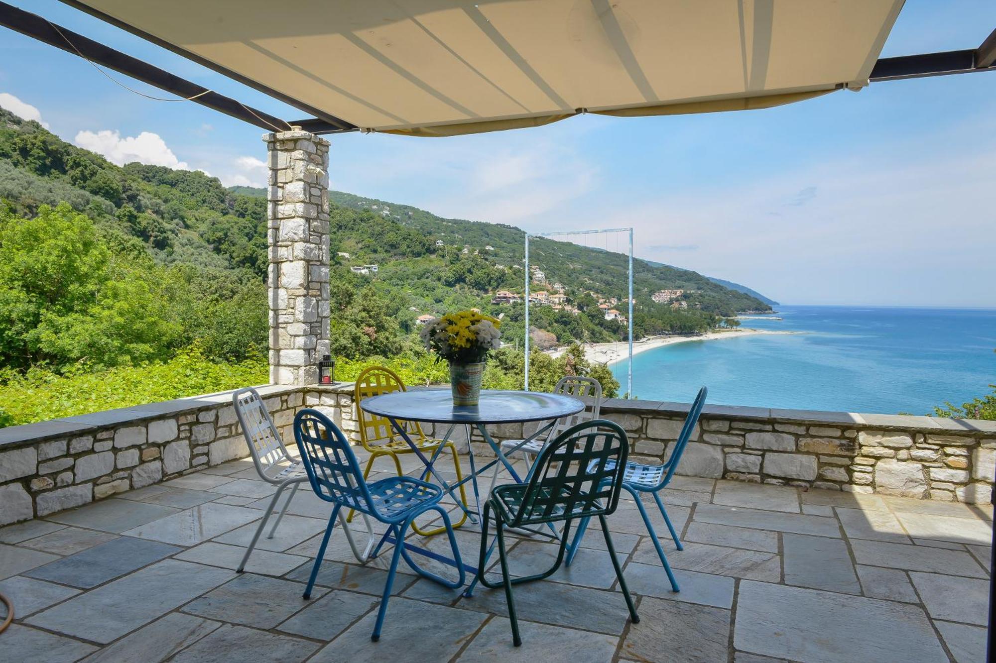 Pelion Bnb Luxury Homes Damouchari Bagian luar foto