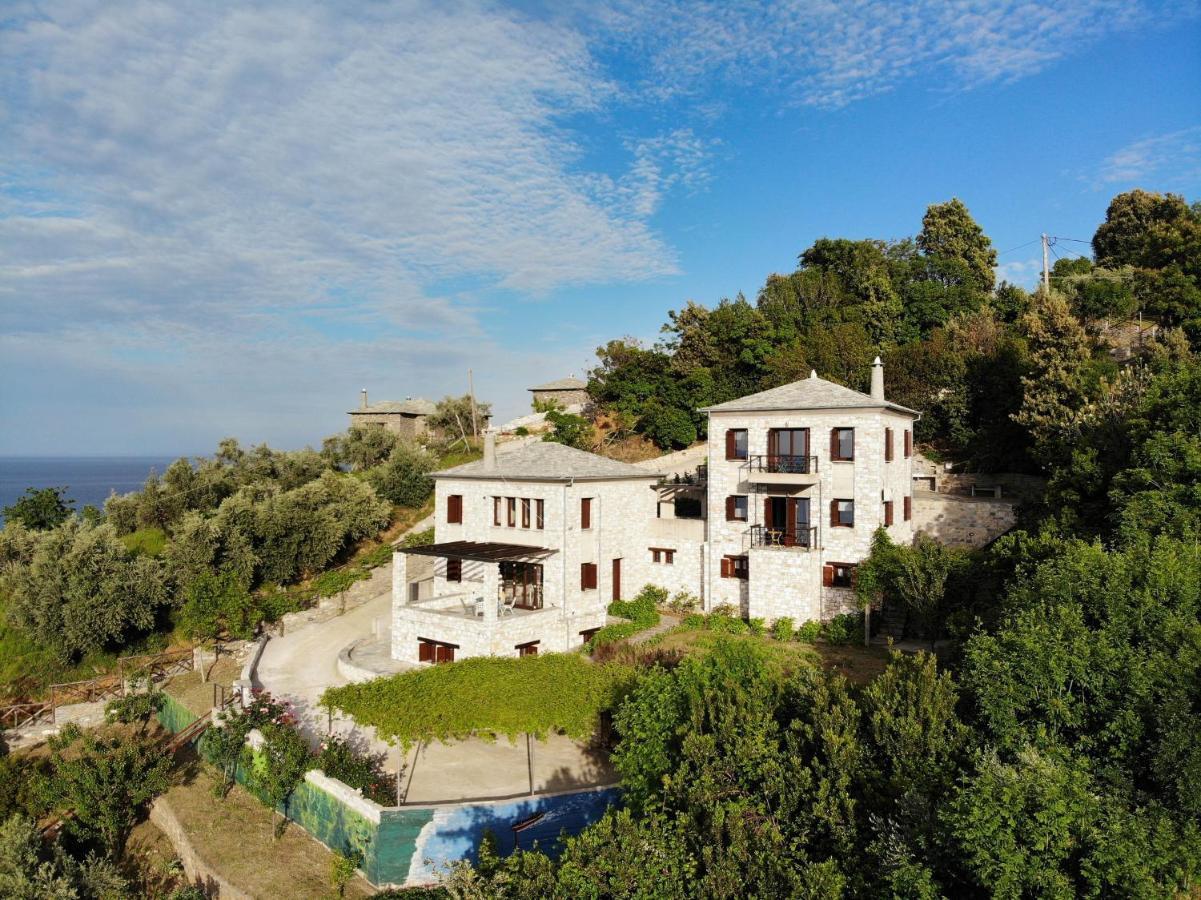 Pelion Bnb Luxury Homes Damouchari Bagian luar foto
