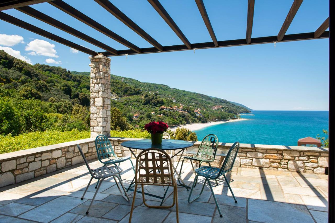 Pelion Bnb Luxury Homes Damouchari Bagian luar foto