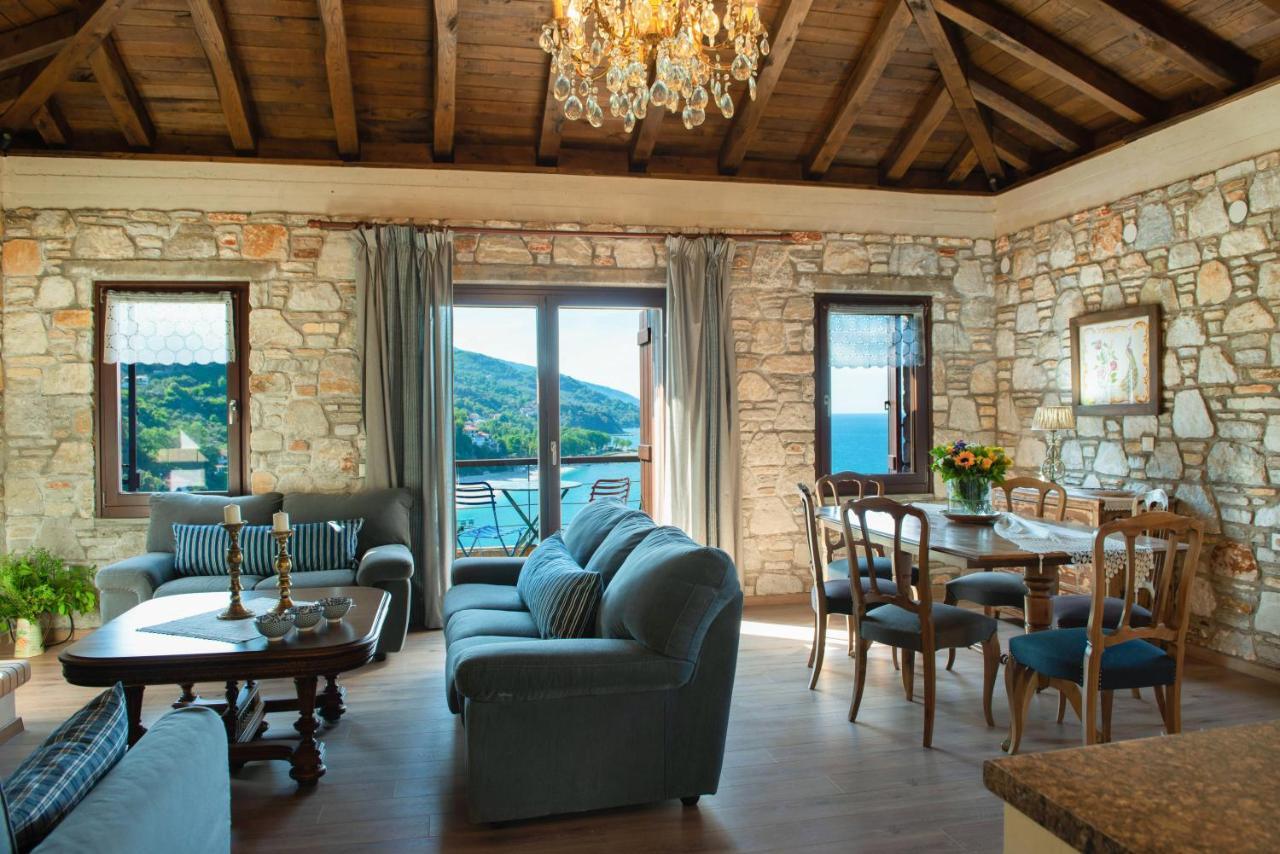 Pelion Bnb Luxury Homes Damouchari Bagian luar foto
