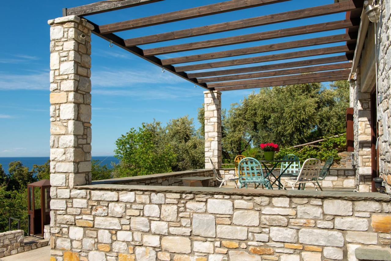Pelion Bnb Luxury Homes Damouchari Bagian luar foto