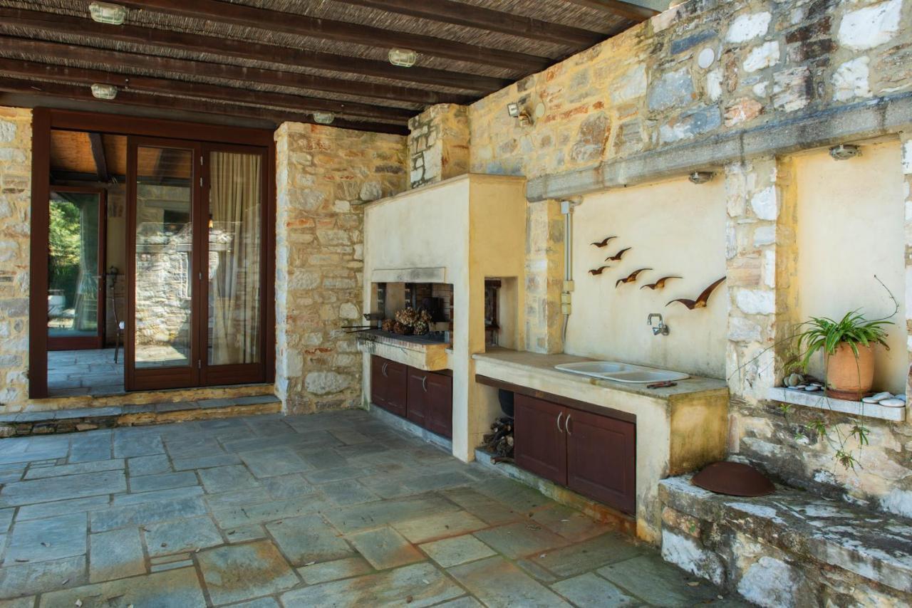 Pelion Bnb Luxury Homes Damouchari Bagian luar foto