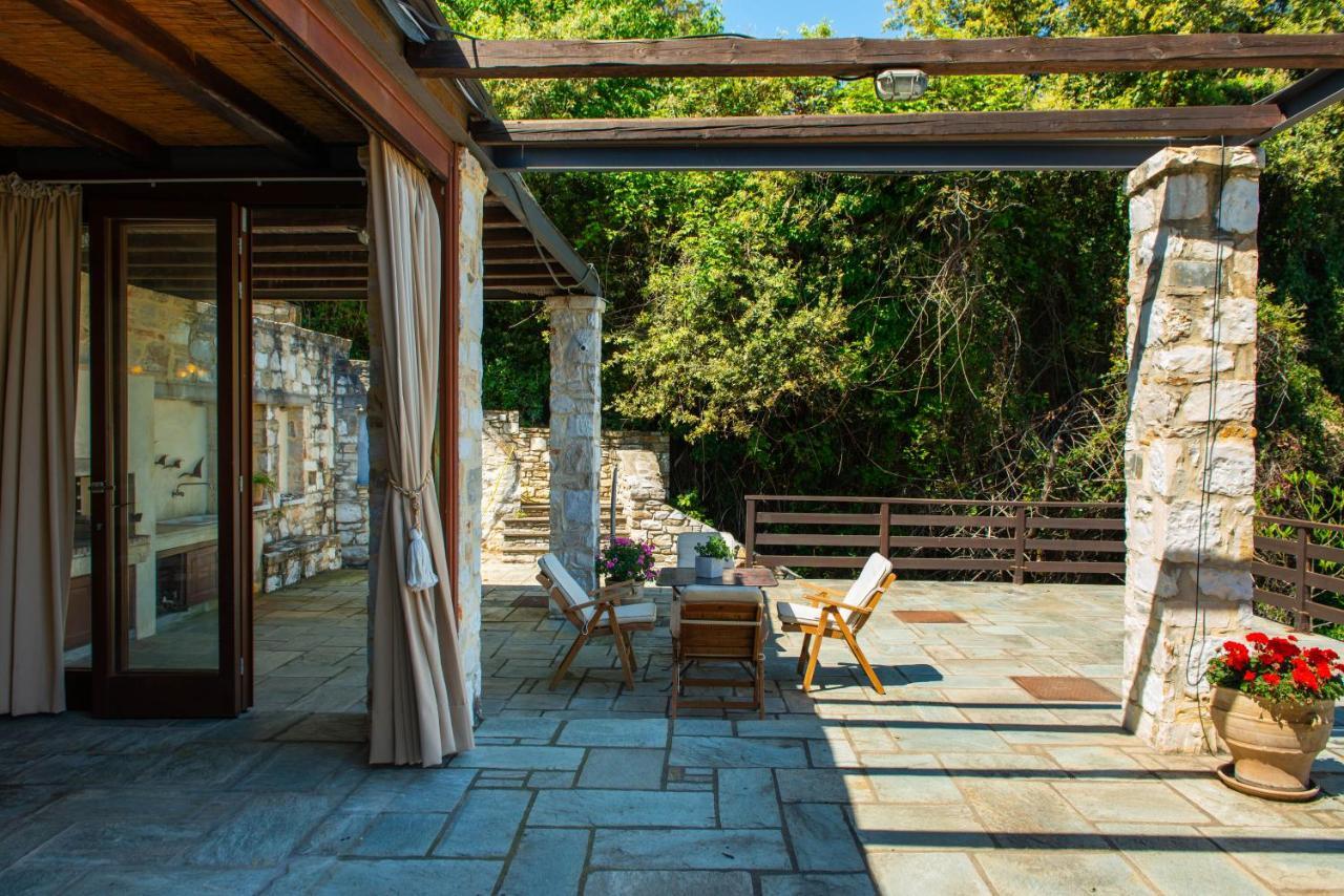 Pelion Bnb Luxury Homes Damouchari Bagian luar foto