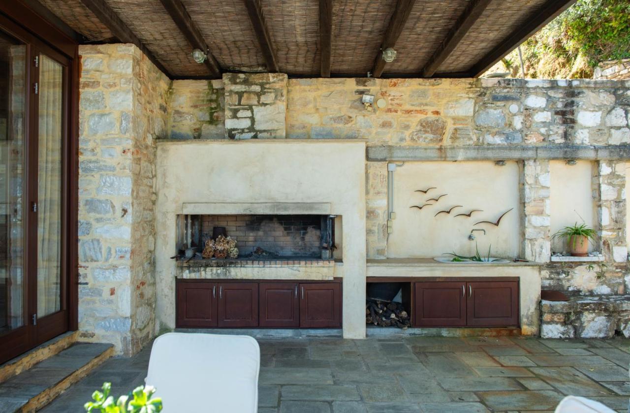 Pelion Bnb Luxury Homes Damouchari Bagian luar foto