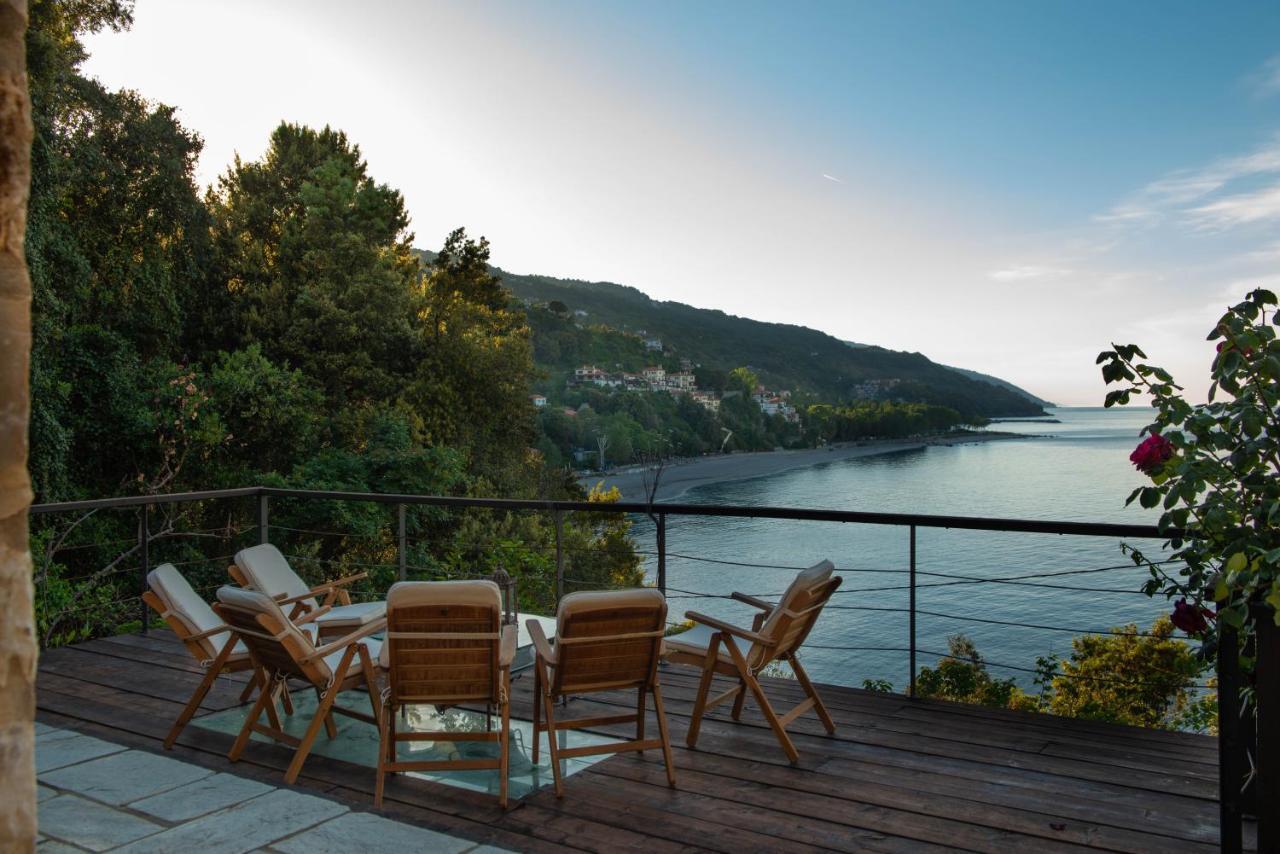 Pelion Bnb Luxury Homes Damouchari Bagian luar foto