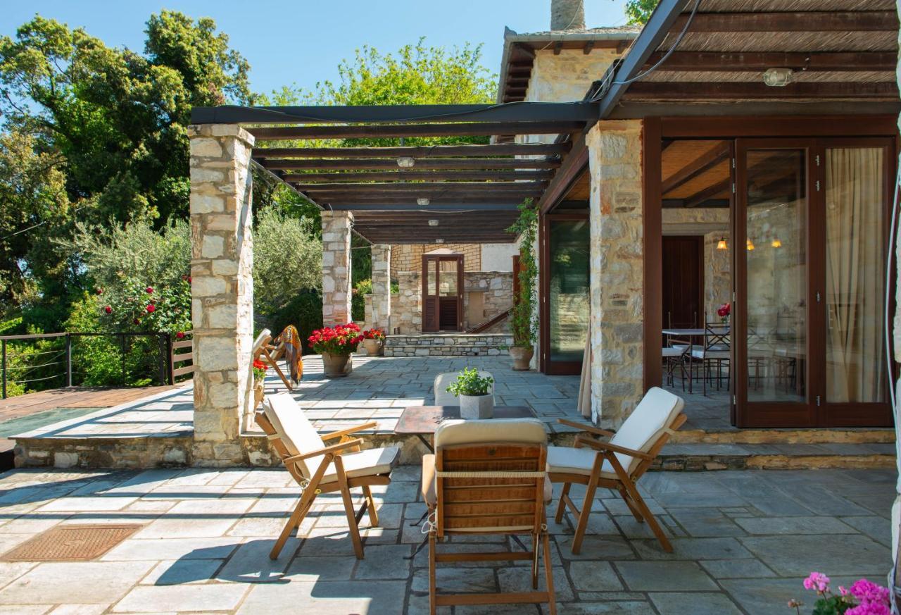 Pelion Bnb Luxury Homes Damouchari Bagian luar foto